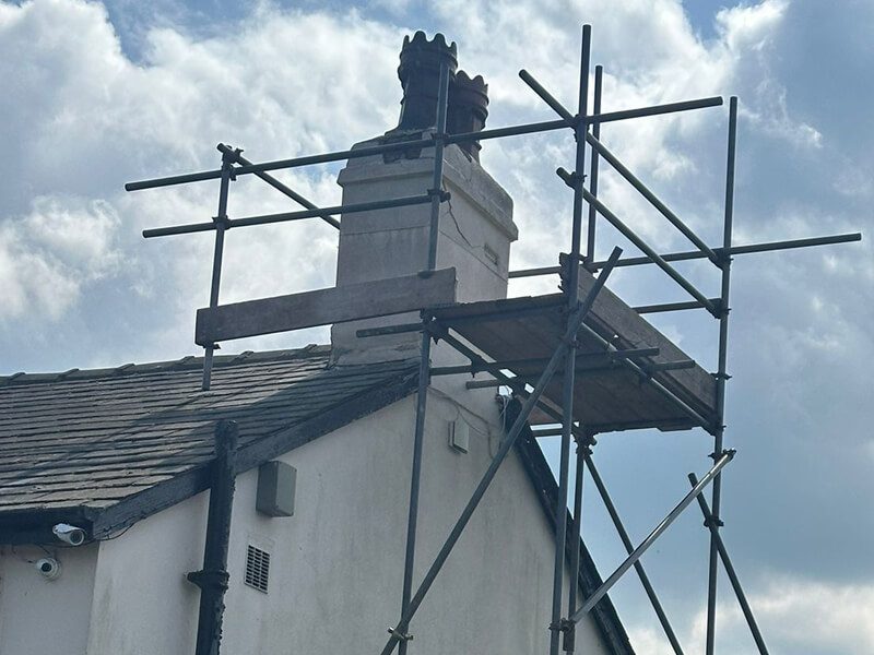 Repointing and lead flashing by JSR Roofing